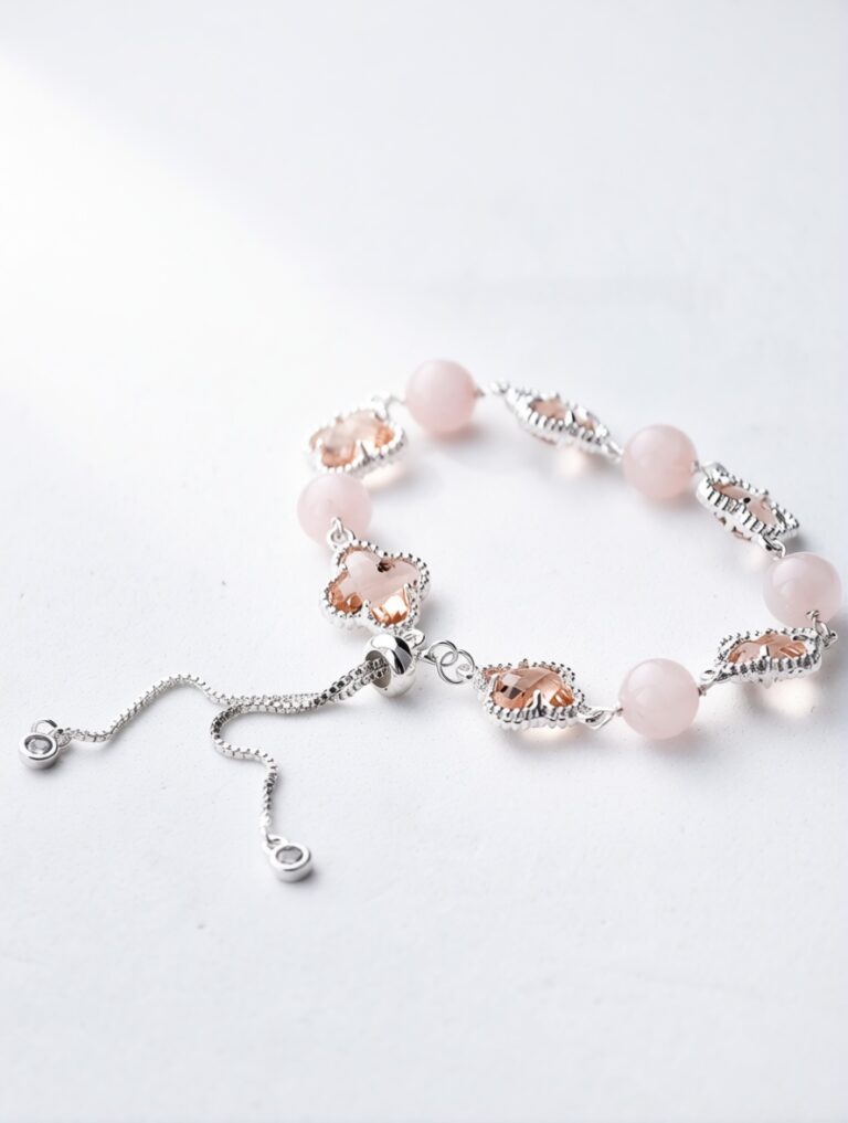 Strawberry Quartz & Rose Quartz Bracelet — 027
