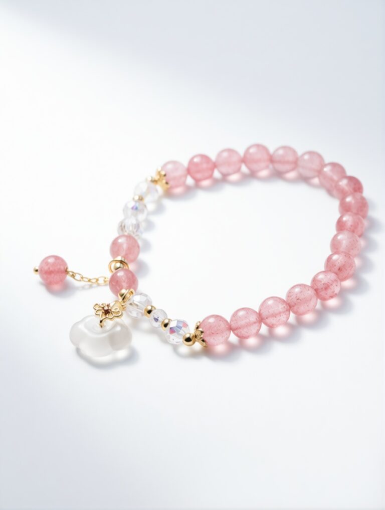 Strawberry Quartz Bracelet — 041
