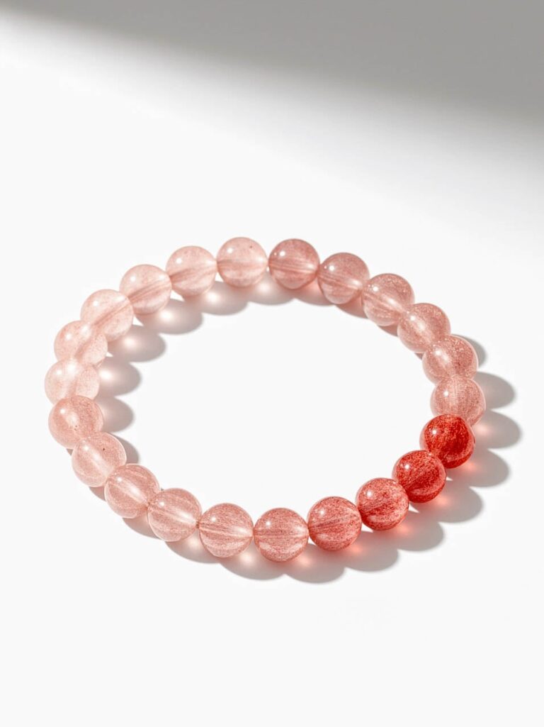Strawberry Quartz Bracelet — 043