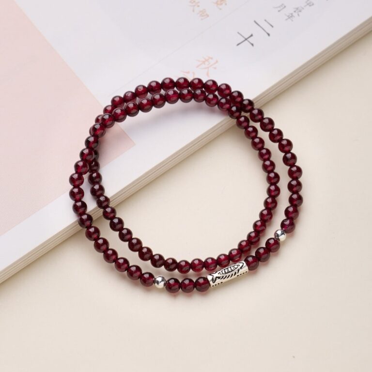 Garnet Bracelet — 046