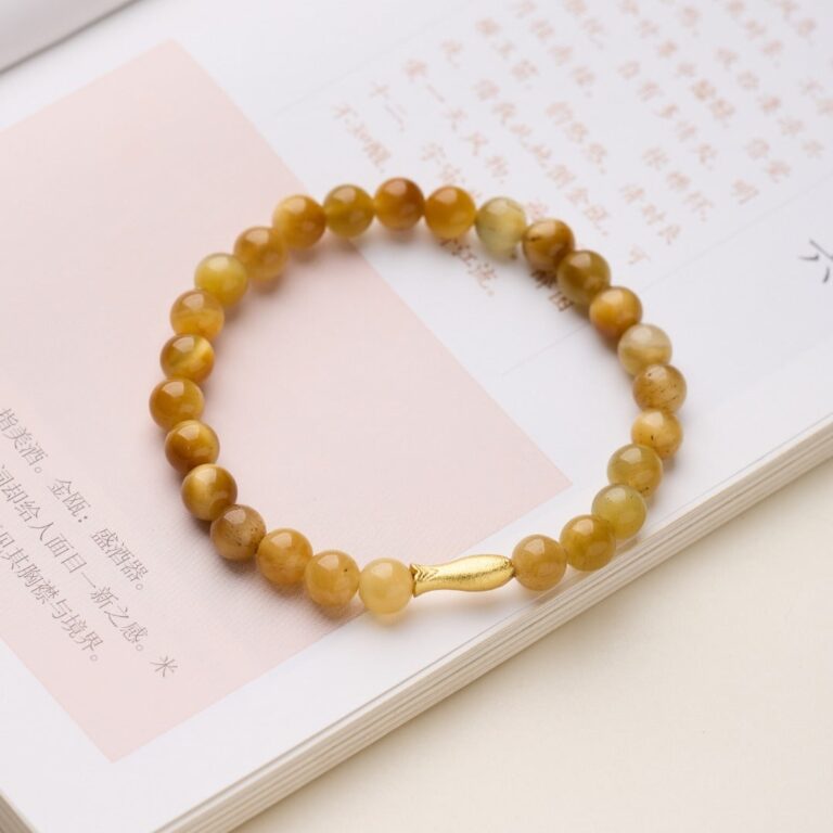 Tiger's Eye Koi Bracelet — 050