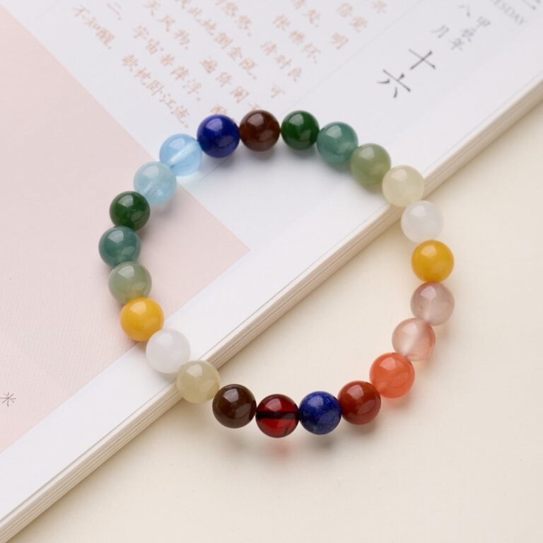 Agate & Citrine & Lapis Lazuli Bracelet — 052