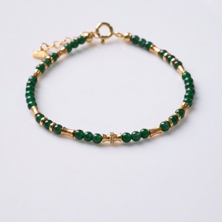 Jadeite Bamboo Bracelet — 078