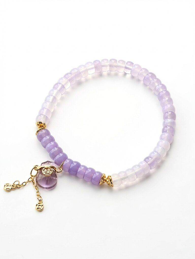 Purple Chalcedony Bracelet — 100